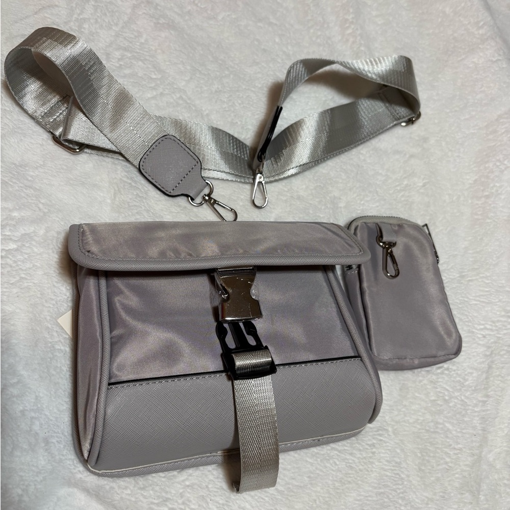 Stylish Gray Ladies/Men's Bag